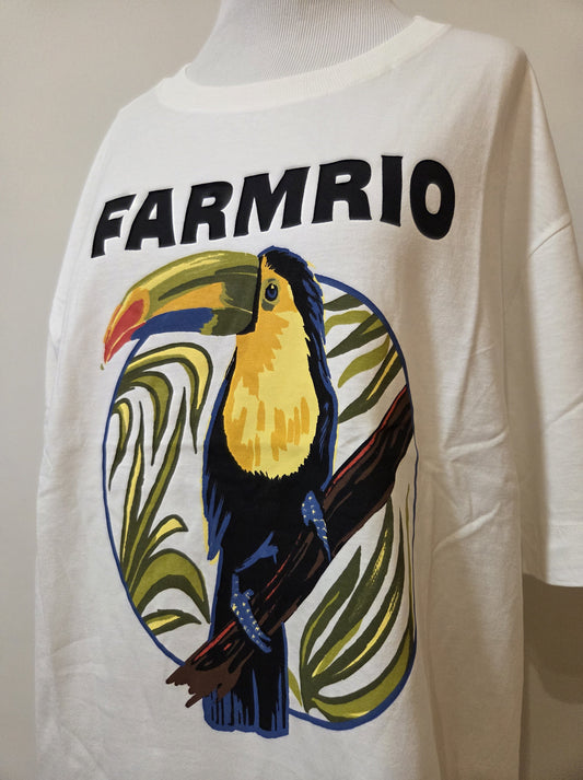 Camiseta Farm Tucano com Folhas