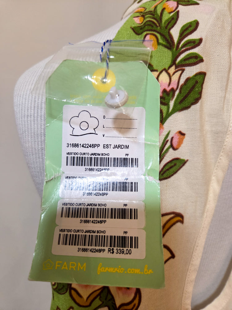 Vestido Farm Jardim Boho