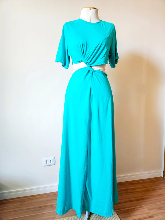 Vestido Farm Nó Verde