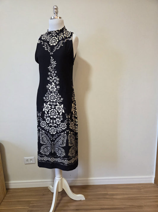 Vestido Farm Midi Canelado Borbolina