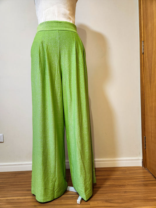 Calça Antix Pantalona Verde - Louco Amor