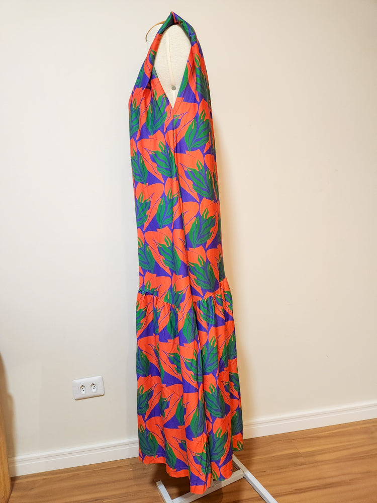 Vestido Farm Muscle Tee Folhagens
