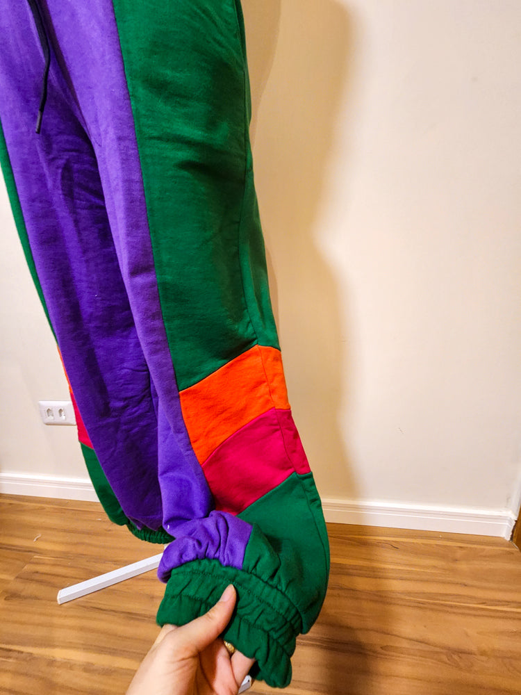 Calça Jogger Farm Patch Moletom Multicolorido
