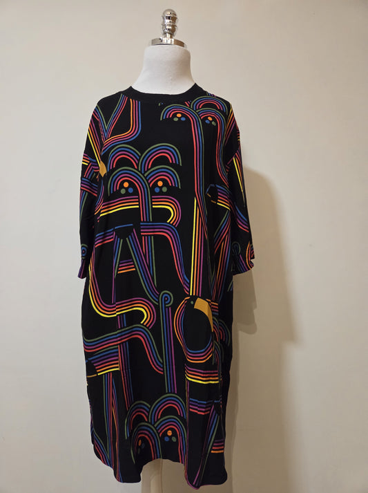 Vestido T-shirt Farm Estampa Tuca