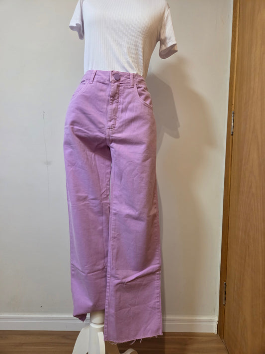 Calça Sarja Maria Filó Mini Flare | Lavanda