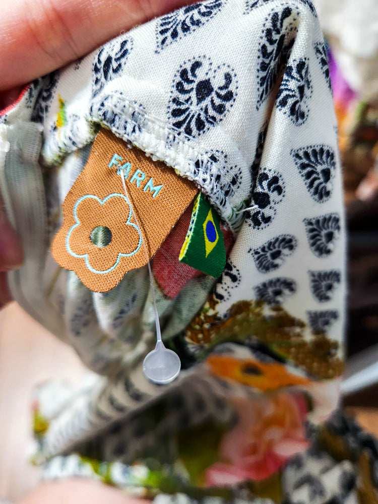 Macacão Farm Estampa Floral Pantalona