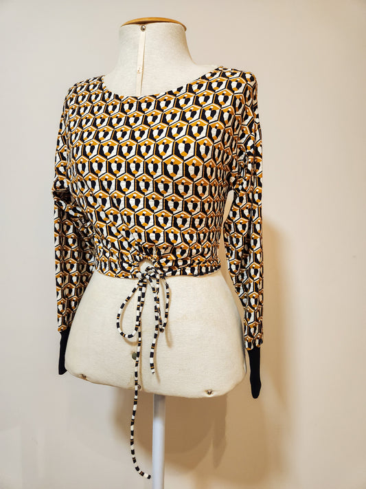 Blusinha Farm Canelada Estampada Cajus