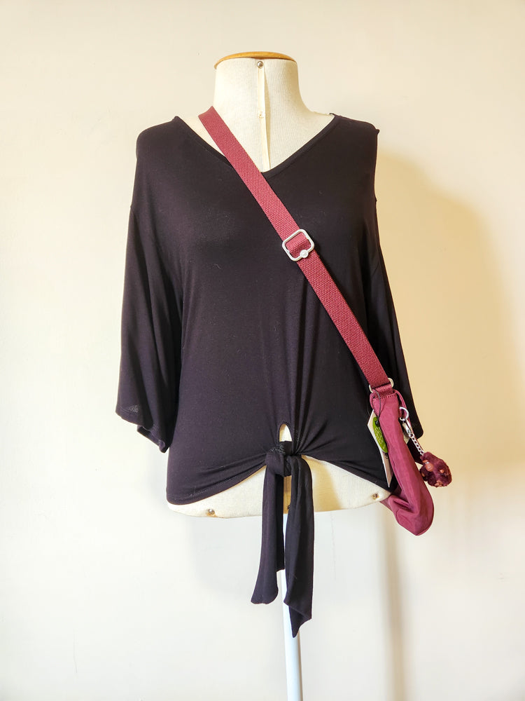Bolsa Kipling Tiracolo Merlot