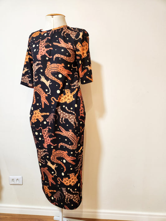 Vestido Farm Midi Tons Terrosos