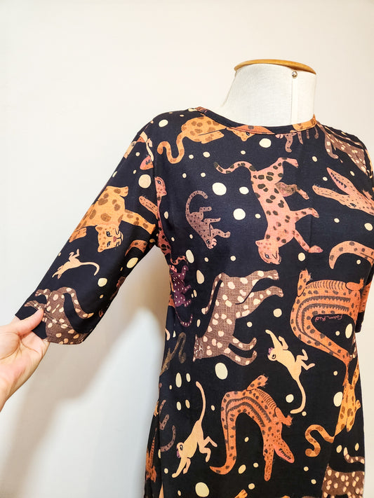 Vestido Farm Midi Tons Terrosos