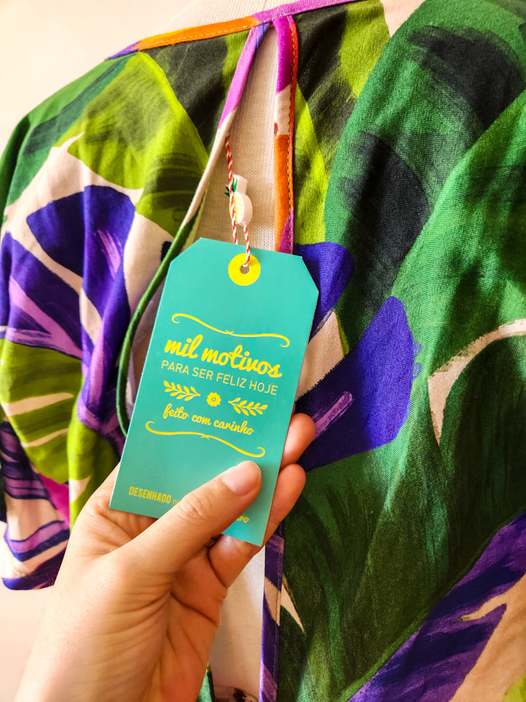 Blusinha Farm Floral e Cajus