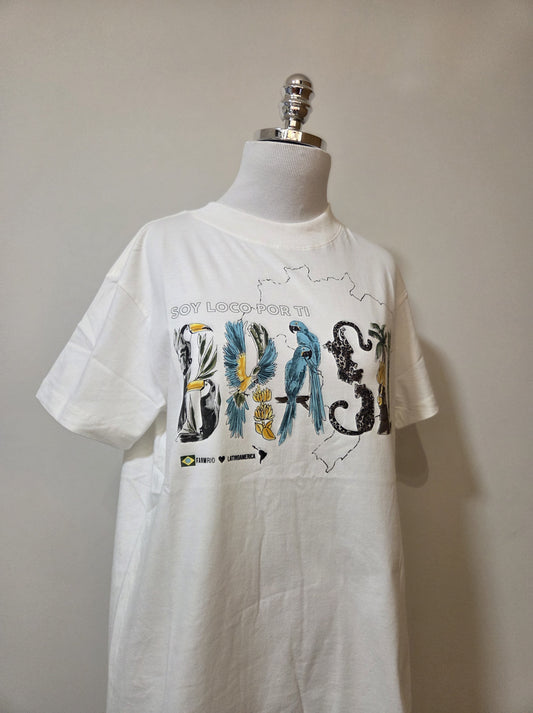 Camiseta Farm Soy Loco Por Ti Brasil