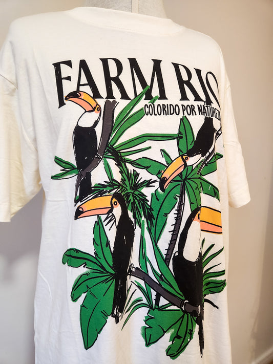 Camiseta Farm Tucanos - Colorido por Natureza