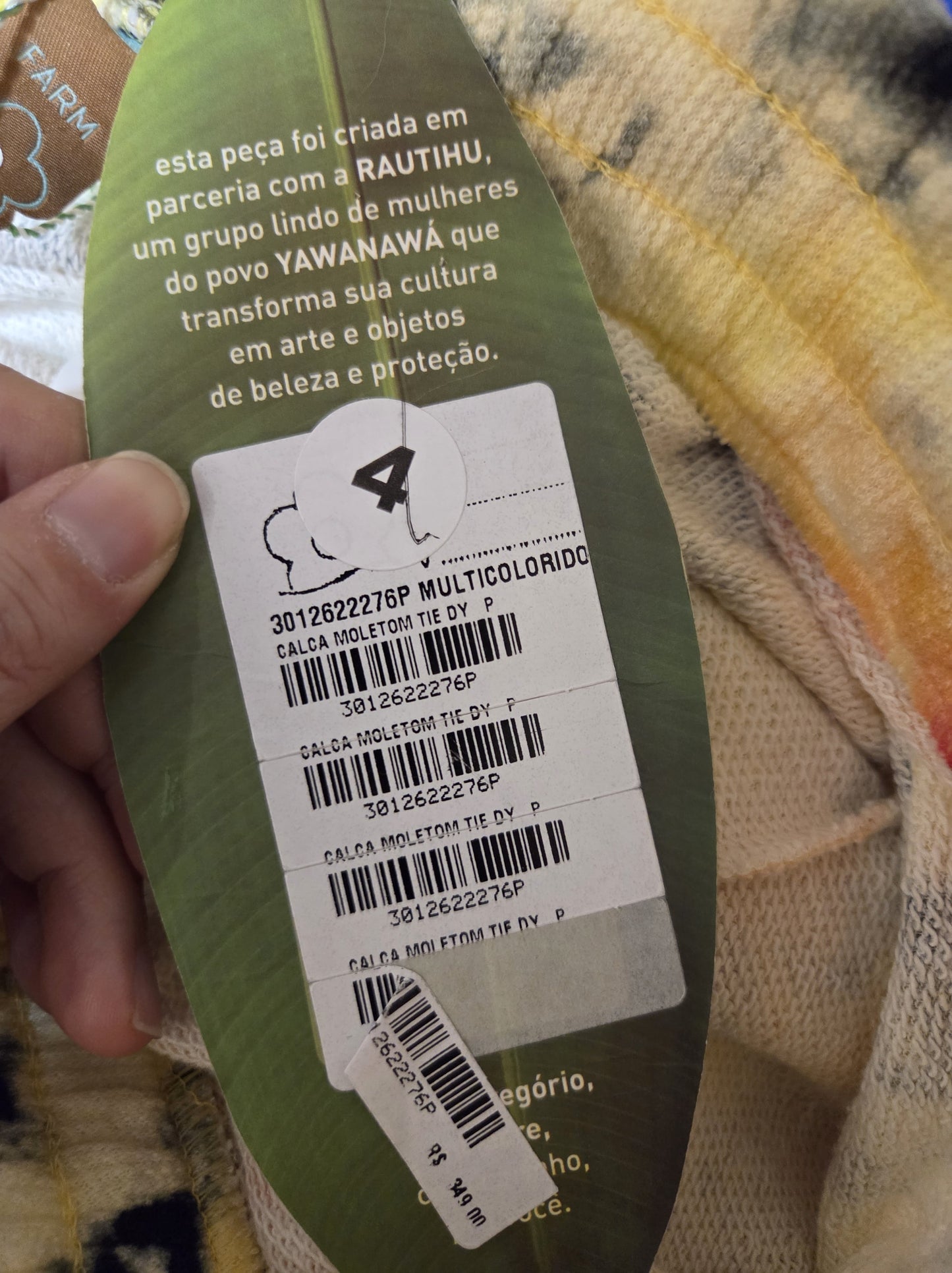 Calça Farm Jogger Moletinho Yawanawa