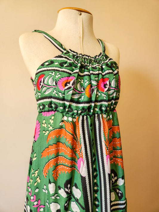 Vestido Farm Paraíso dos Coqueiros Verde