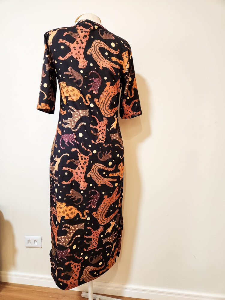 Vestido Farm Midi Tons Terrosos