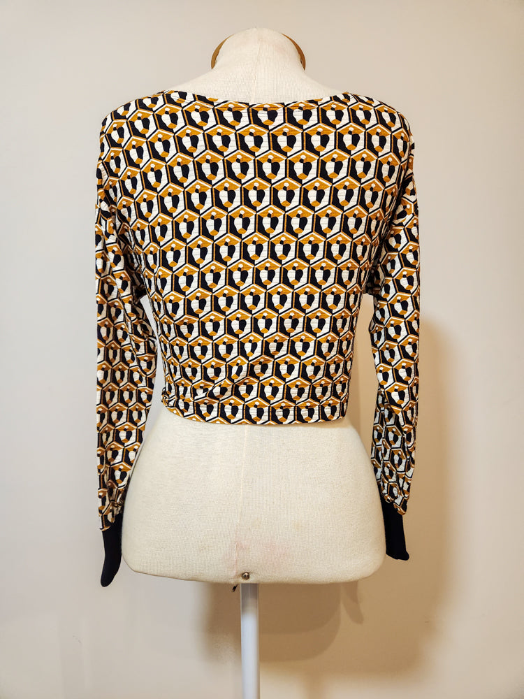 Blusinha Farm Canelada Estampada Cajus