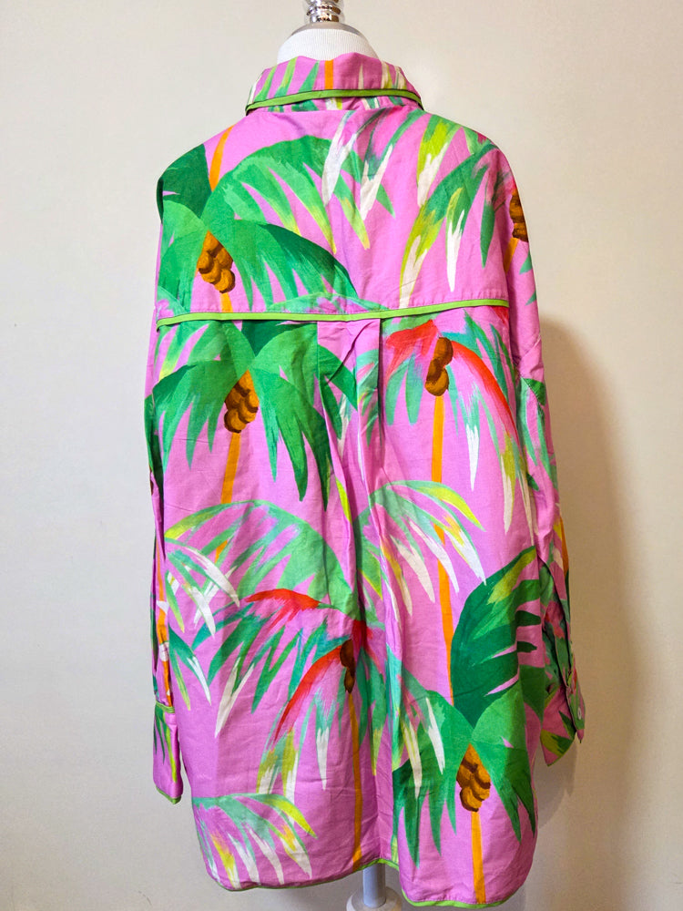 Camisa Farm Coqueiral Rosa