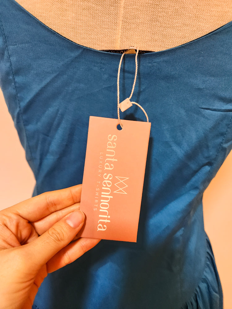 Vestido Santa Senhorita Midi Azul