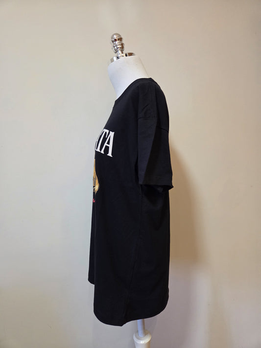 Camiseta Farm Caramelo Vira Lata Fundo Preto