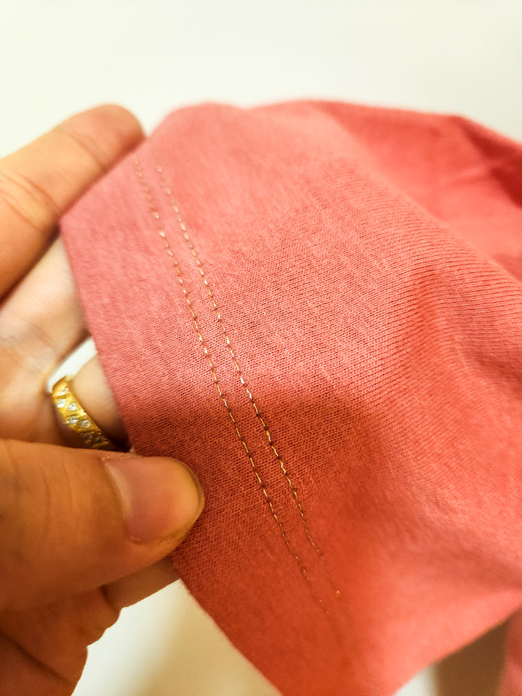 Camiseta Antix Goiaba com Bordado de Flor