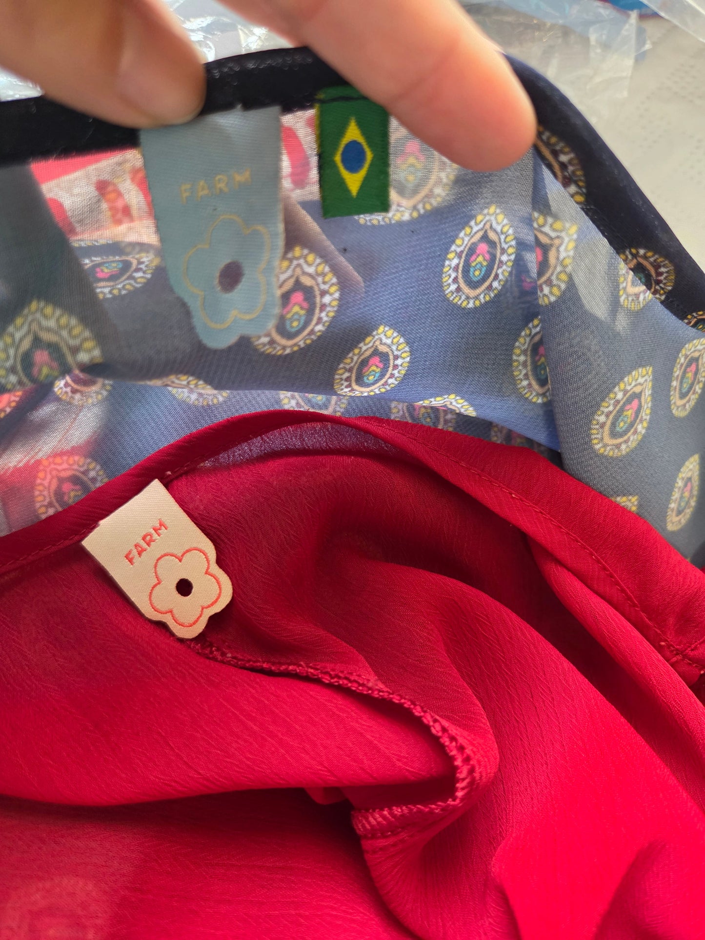 Vestido Farm Curto Estampa Étnica Paisley | Com Forro Avulso