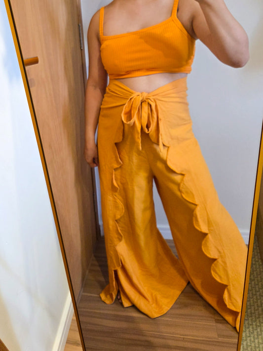 Calça Farm Nuvem Laranja