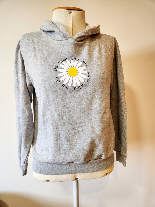 Moletom Forever 21 Cinza Floral