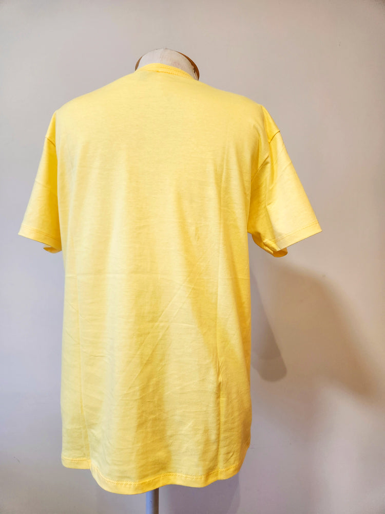 Camiseta Farm Amarela HOHOHO com pássaros