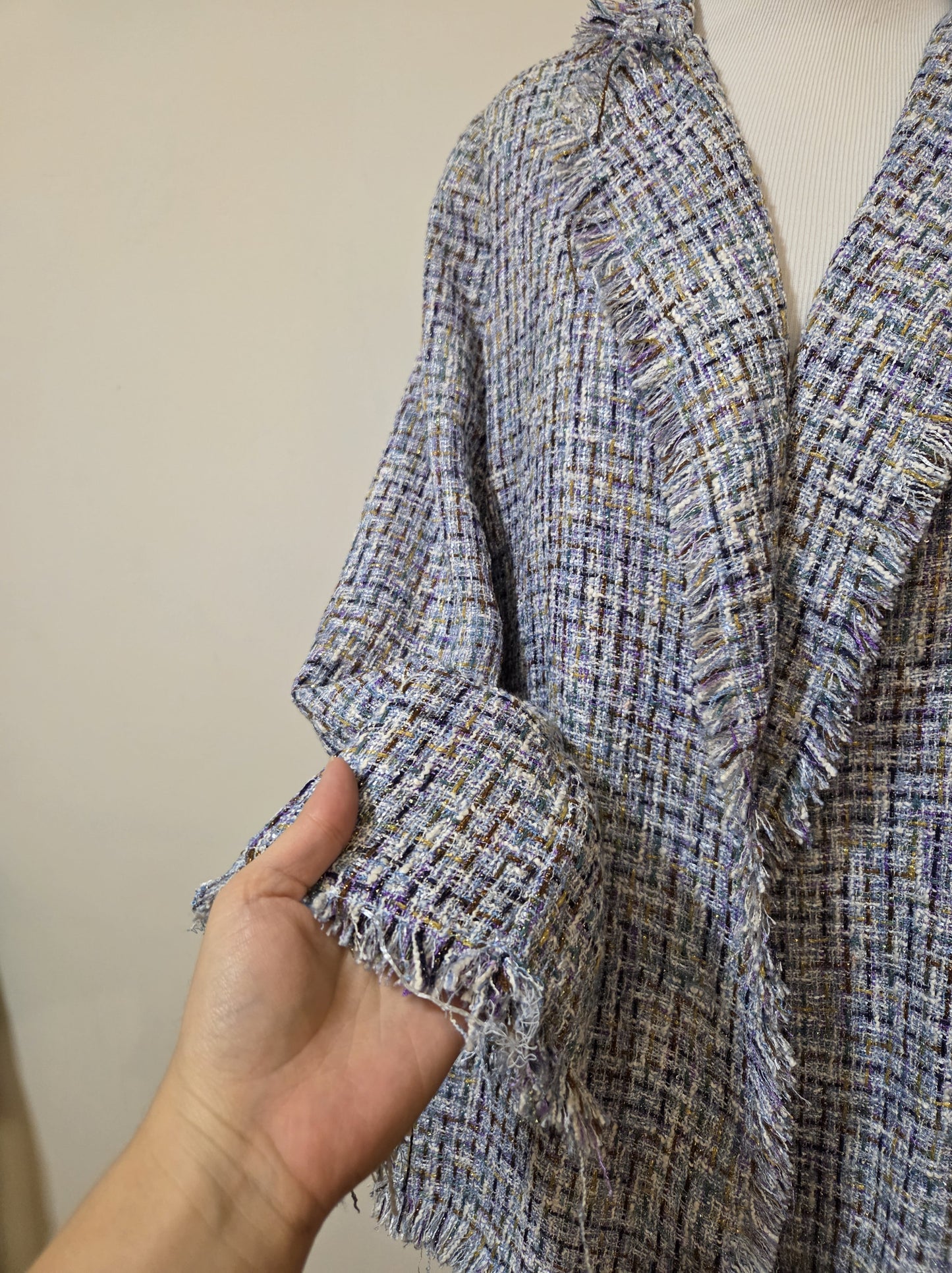 Blazer Iolanda Tweed Tons de Lilás