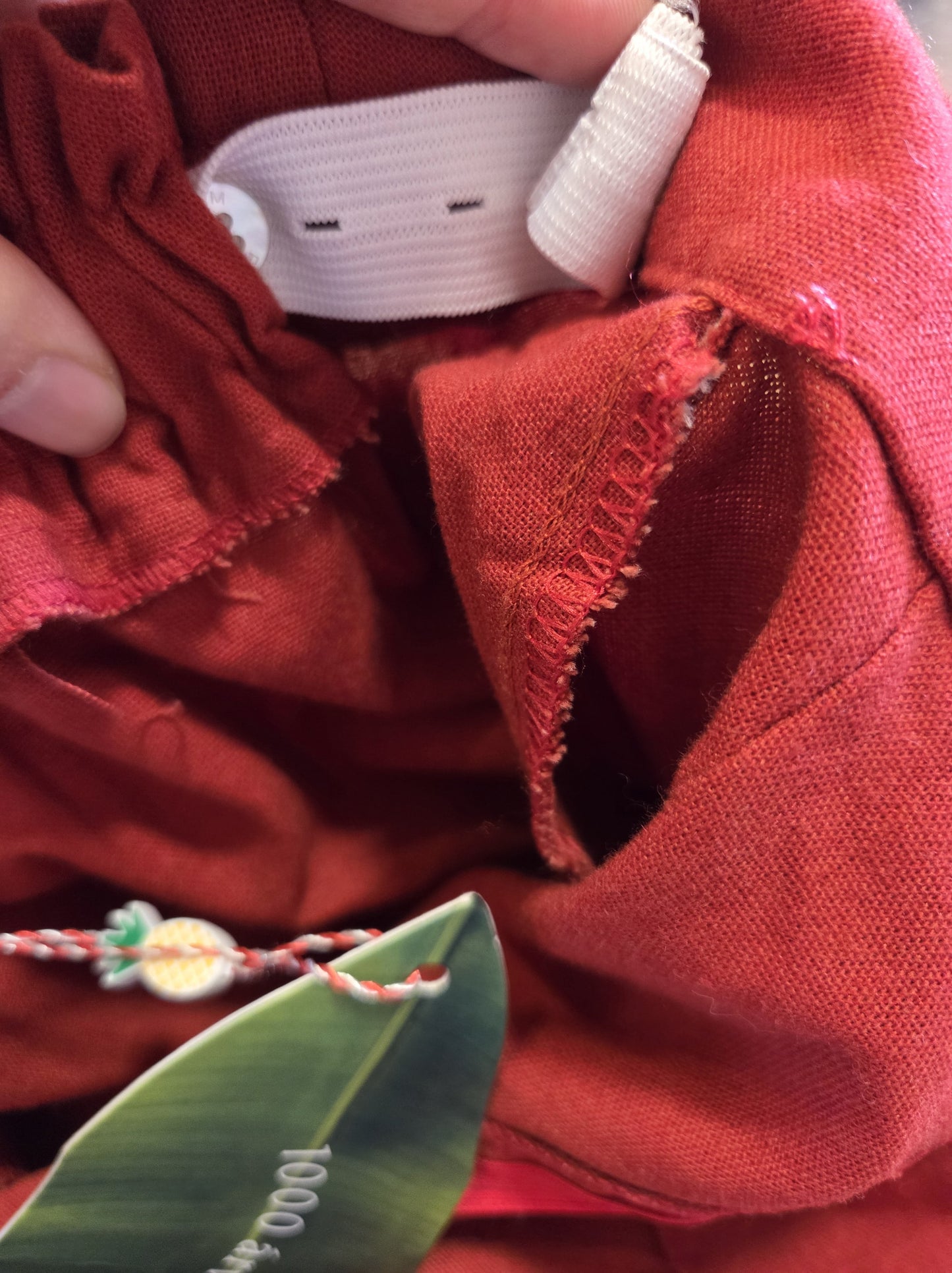 Calça Farm Flare Vermelho Oeste