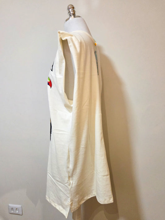 Vestido Farm Muscle Tee Estampa Amazônia