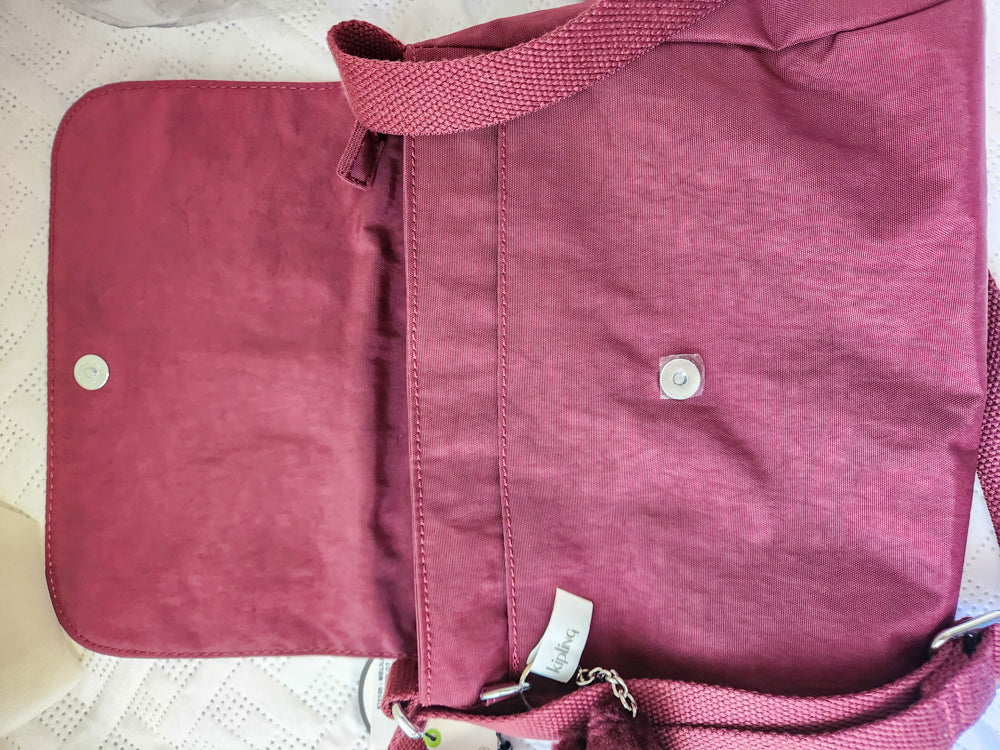 Bolsa Kipling Tiracolo Merlot