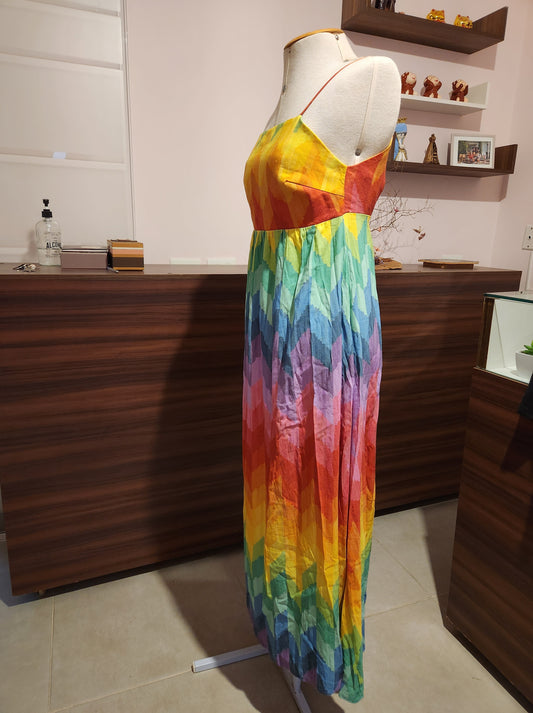 Vestido Farm Paraíso das Cores