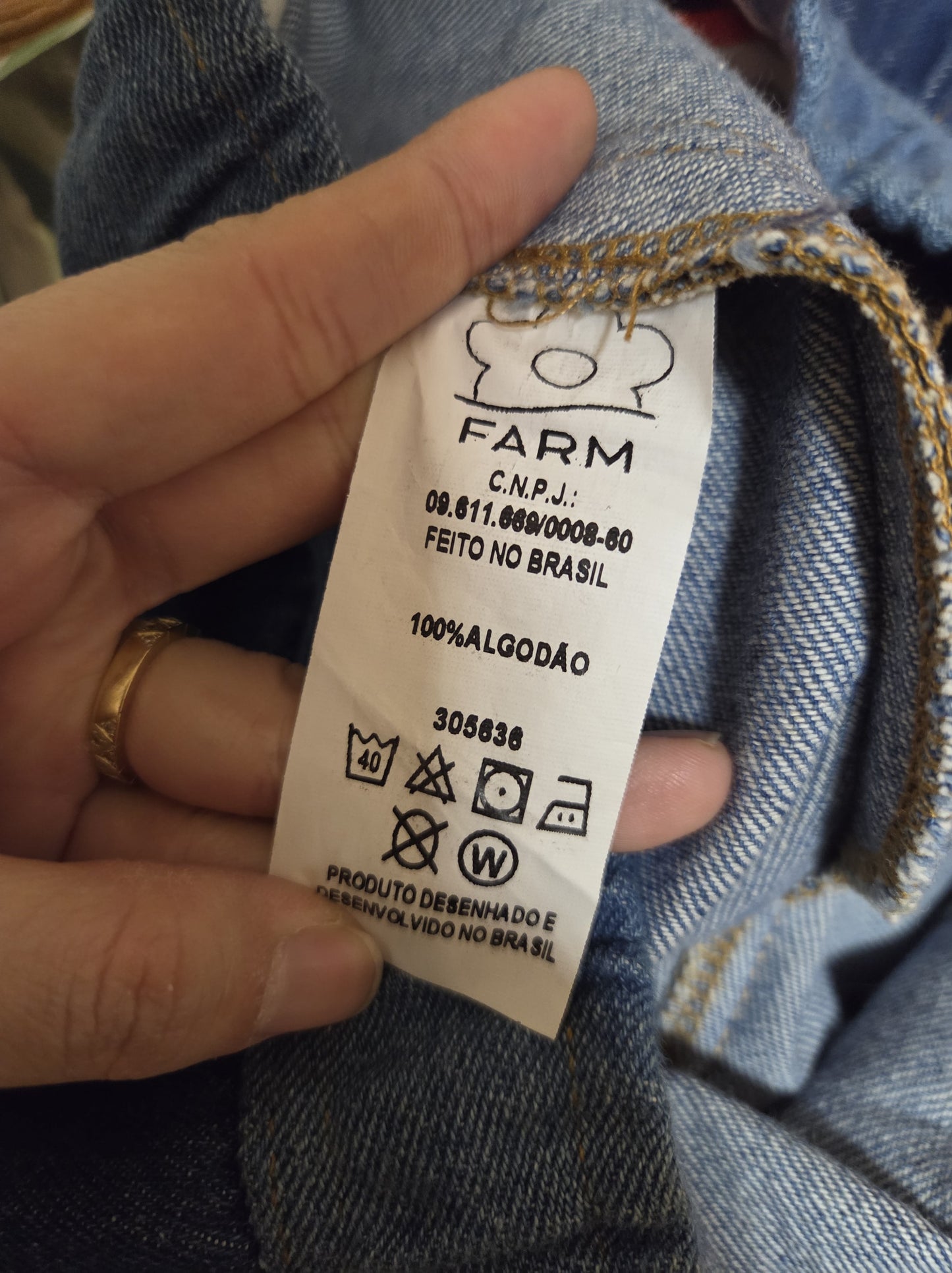 Calça Farm Jeans Jogger Patch