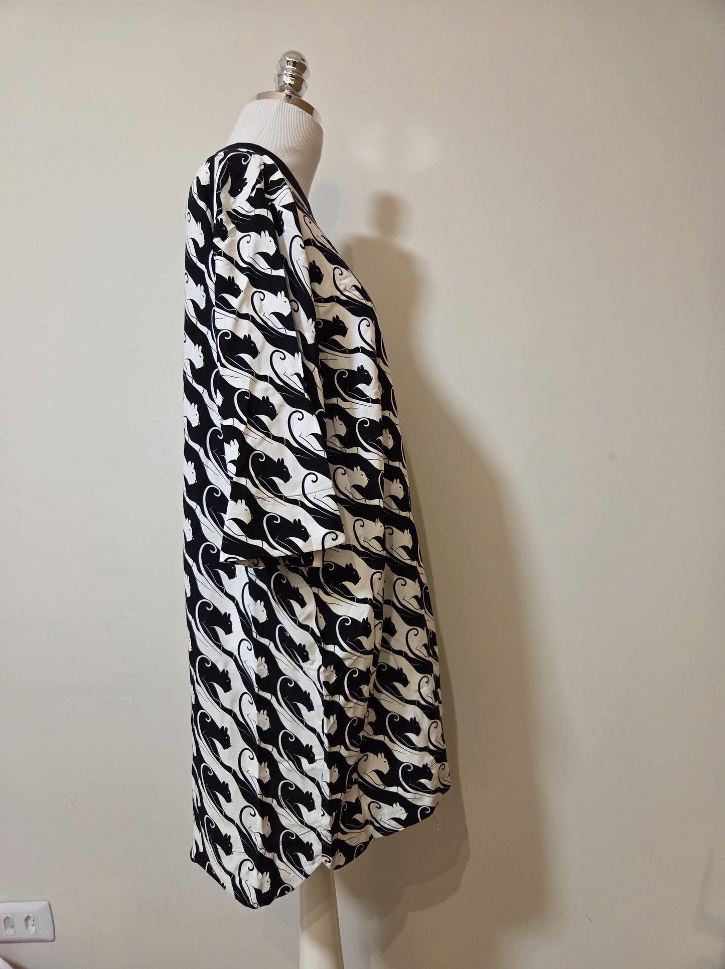 Vestido T-shirt Farm Estampa Panteras