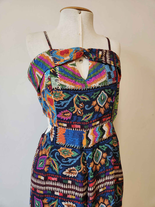 Macacão Farm Estampa Colorida Pantacourt