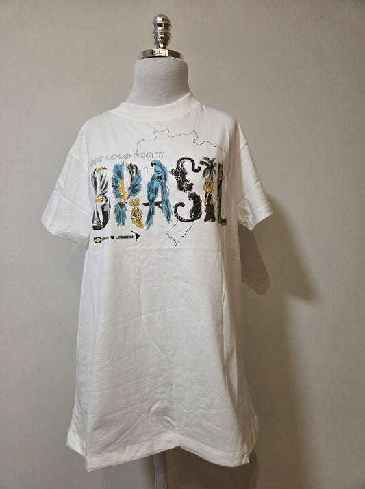 Camiseta Farm Soy Loco Por Ti Brasil