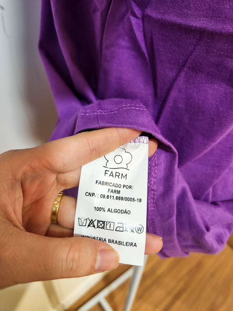 Camiseta Farm Banana da Terra Roxa