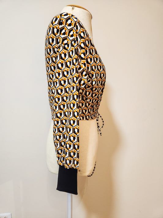 Blusinha Farm Canelada Estampada Cajus