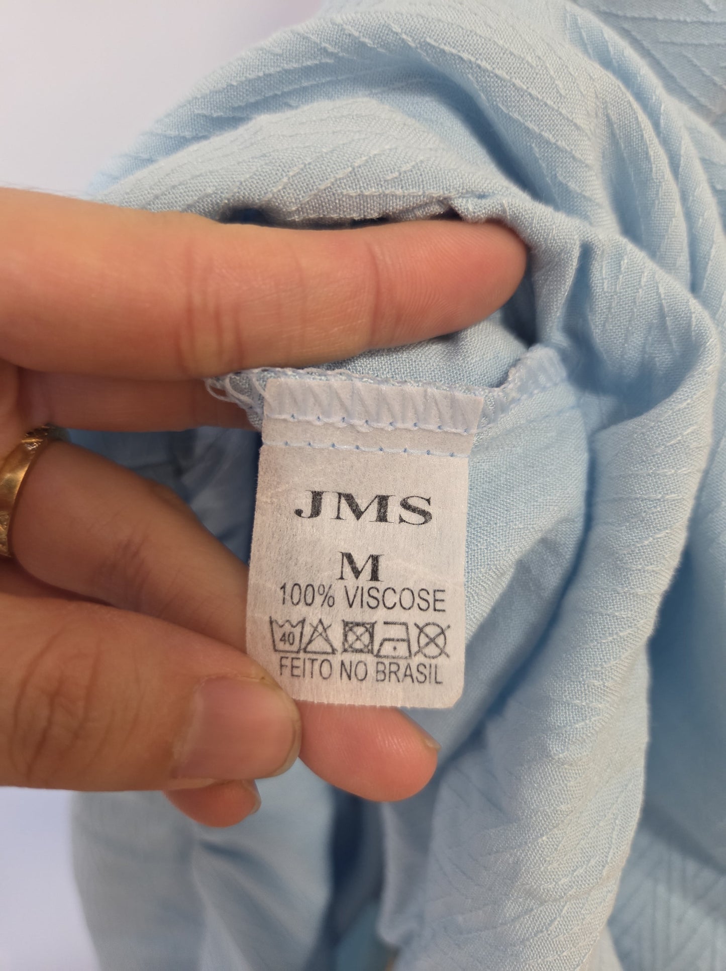 Vestido JMS Azul Bebe Viscose