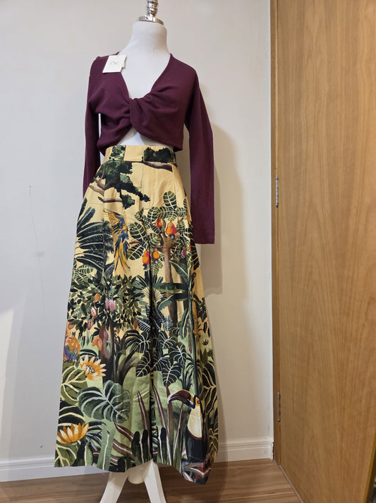 Calça Farm Pantalona Mata Tropical