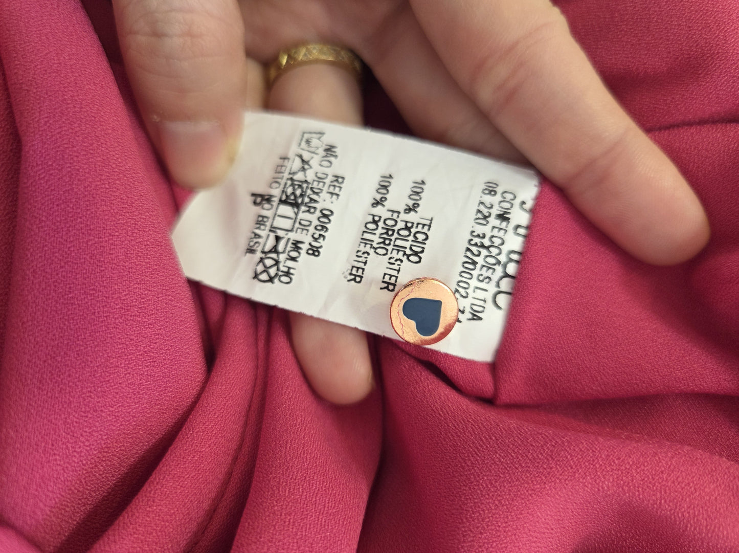 Macacão Antix Pantalona Rosa e Flor Azul