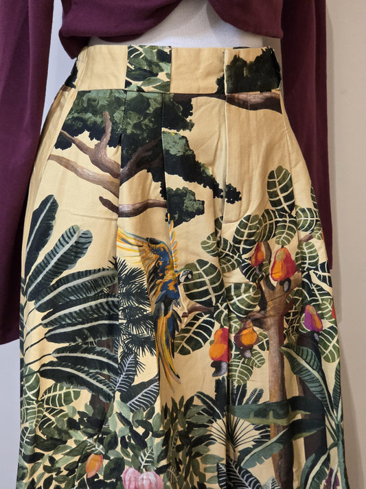 Calça Farm Pantalona Mata Tropical