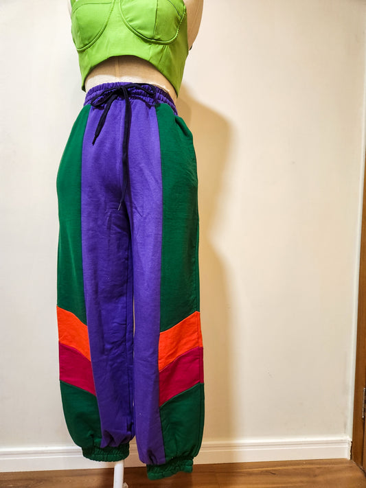 Calça Jogger Farm Patch Moletom Multicolorido