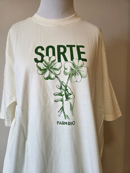 Camiseta Farm Sorte Verde Trevo