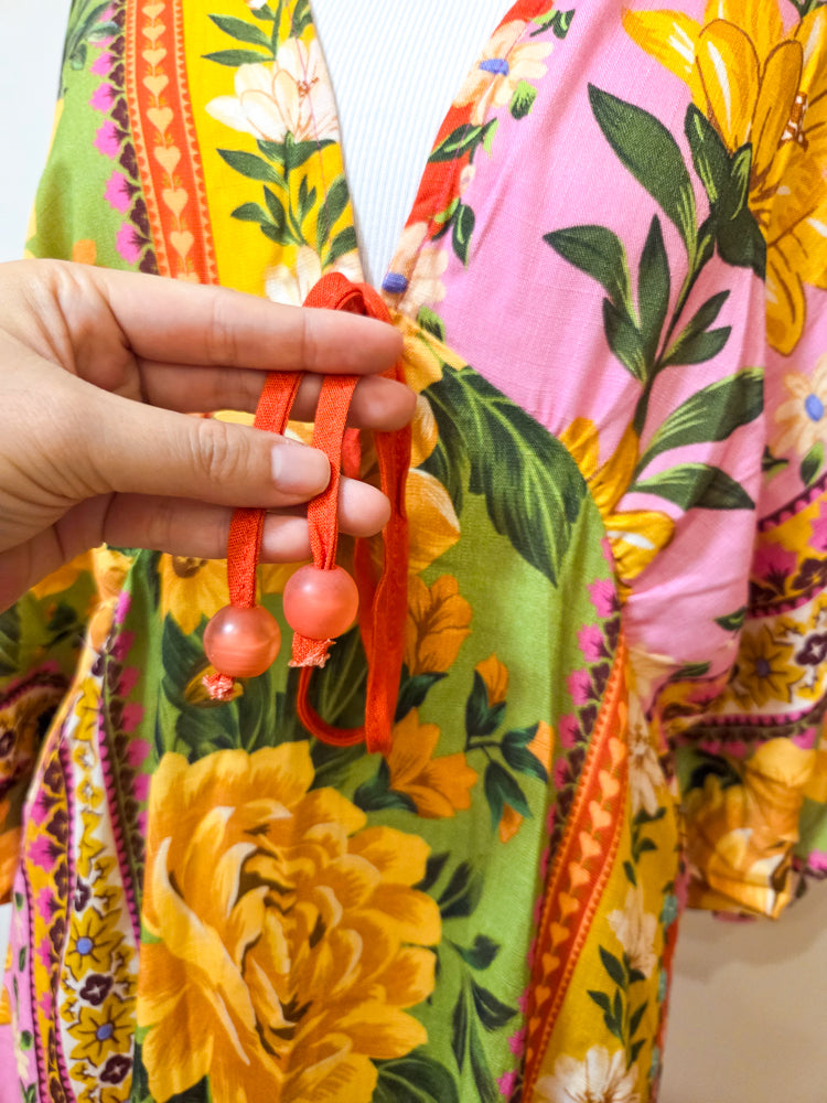 Vestido Midi Farm Estampa Floral