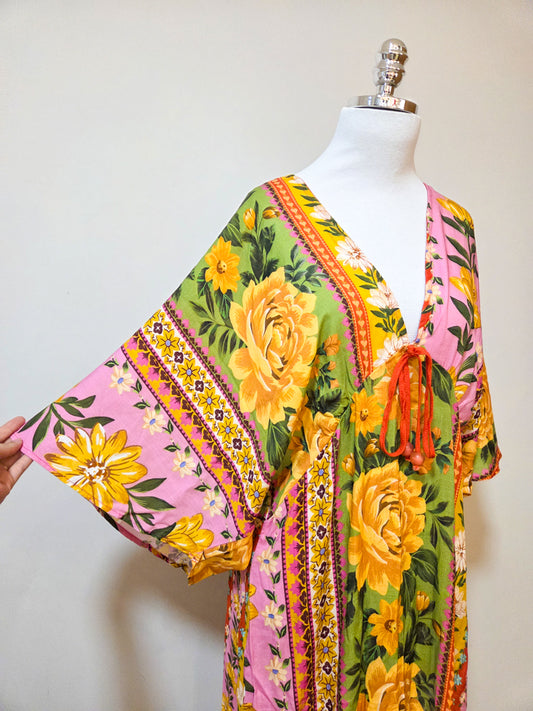 Vestido Midi Farm Estampa Floral