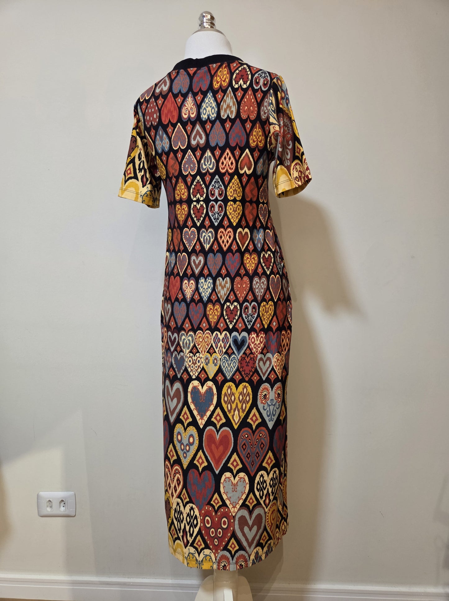 Vestido Midi Farm Corações