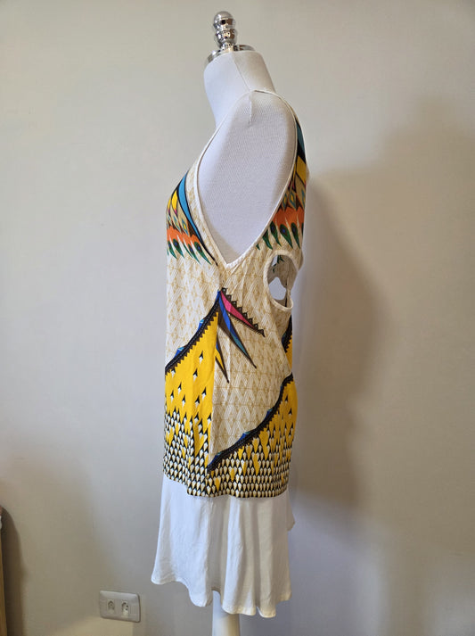 Vestido Farm Curto Étnica